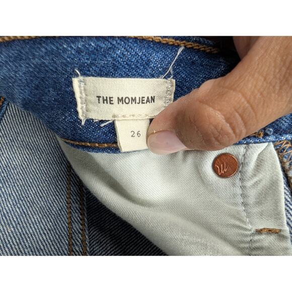 Madewell The Mom Jean in Downey Wash - Picture 6 of 10